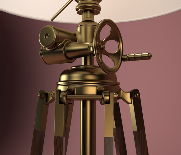ralph lauren lamp 3d model - Ralph Lauren lamp by kupfer